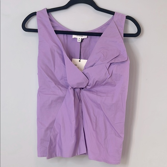 Anthropologie Tops - NWT Evidnt Anthropology Lavender Purple Women Sleeveless Top W/ Big Bow Detail